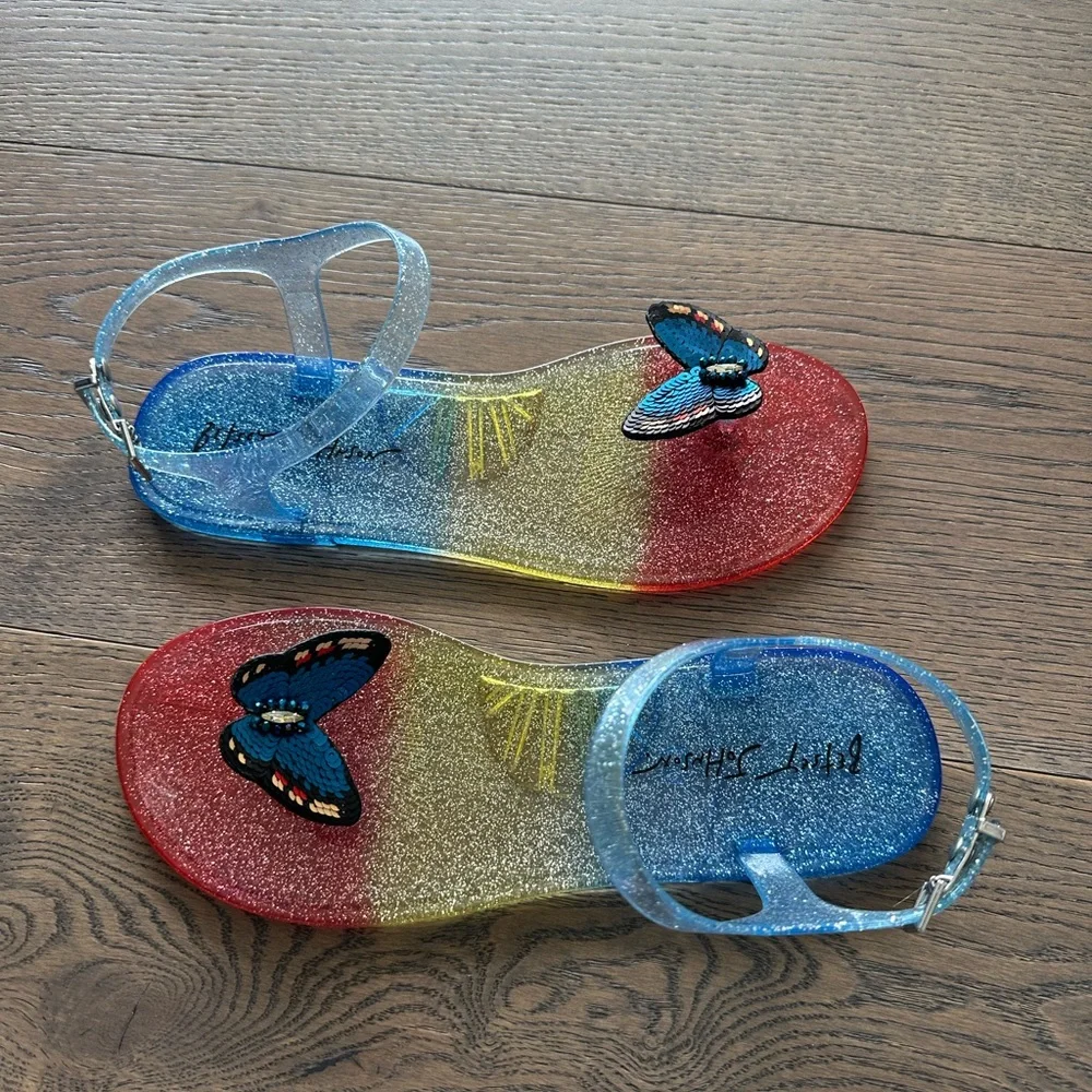 Betsy Johnson Butterfly Jelly Sandals - Picture 3 of 7